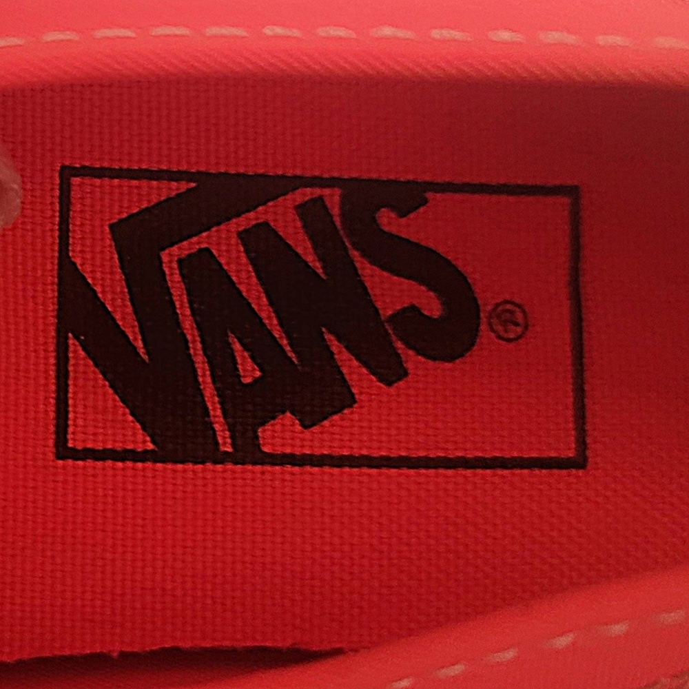 Vans Unisex Authentic Lo Pro Neon Coral Sneakers Women Sz 8 Men Sz 6.5 - Picture 5 of 14